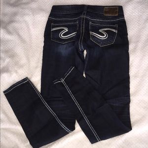 Silver aiko Skinny Jean